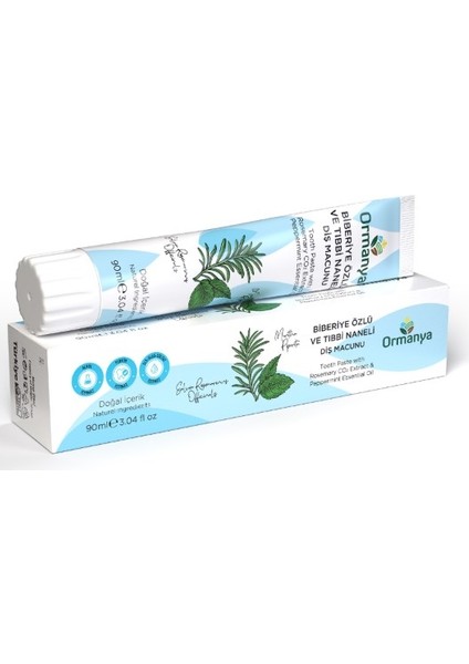 Biberiye Özlüve Tıbbi Naneli Diş Macunu - 90 ml fiyatları