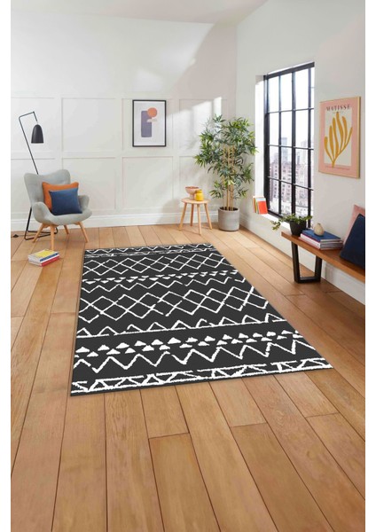 Dijital Baskılı Iskandinav Modelli Yıkanabilir Yolluk Mutfak Salon Halısı, Iskandinav-39-Gri, indirimleri