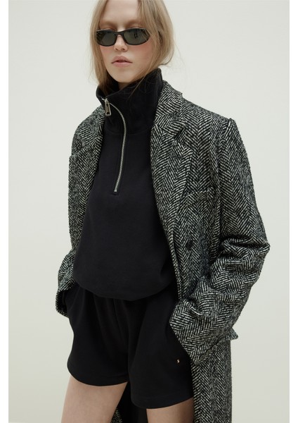 Siyah Low Oversize Sweat