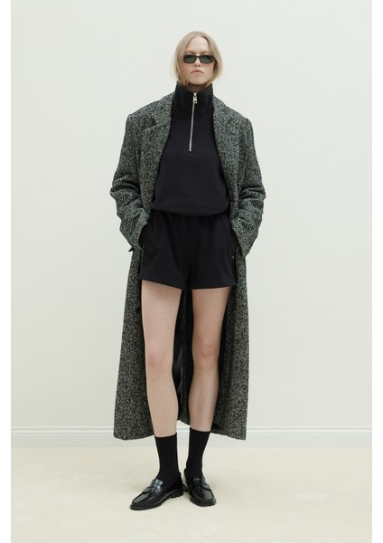 Siyah Low Oversize Sweat