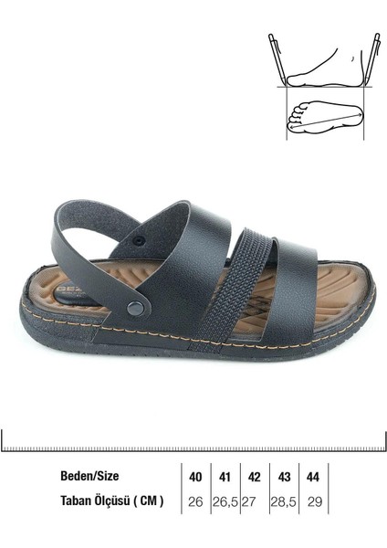 11651.01 Anatomik Rahat Taban Erkek Sandalet fiyatları