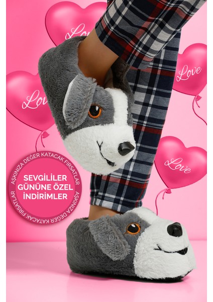 Orjinal Yumuşak Taban Sevimli Köpek Panduf