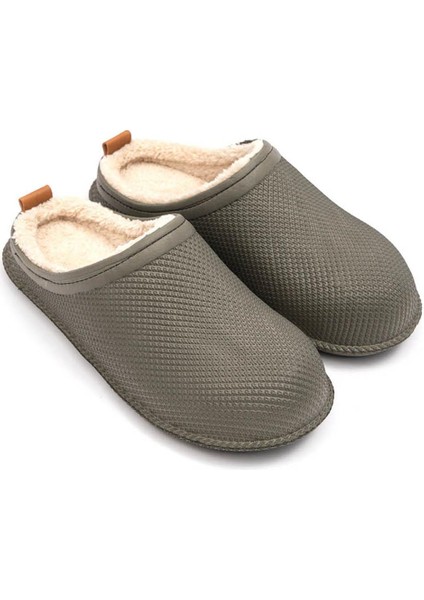 12464 Eva Içi Kürklü Islak Zemin Erkek Kışlık Ev Bahçe Sokak Iş Terliği