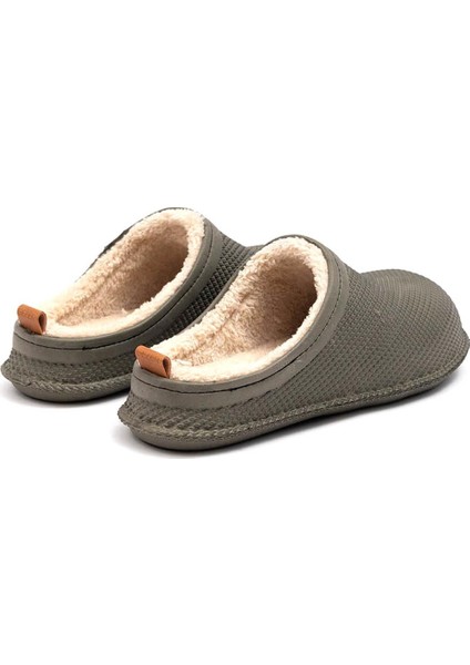 12464 Eva Içi Kürklü Islak Zemin Erkek Kışlık Ev Bahçe Sokak Iş Terliği modelleri