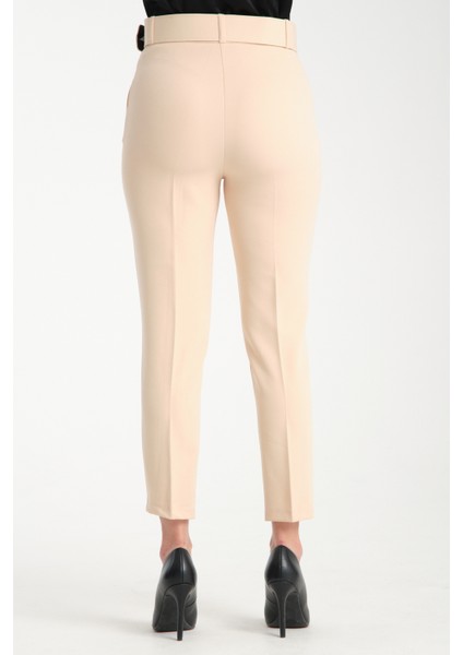 Kadın Kemerli Kumaş Pantolon 2988 fırsatları