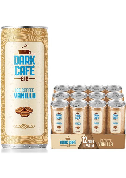 212 Soğuk Kahve Vanilya 250 ml 12'li