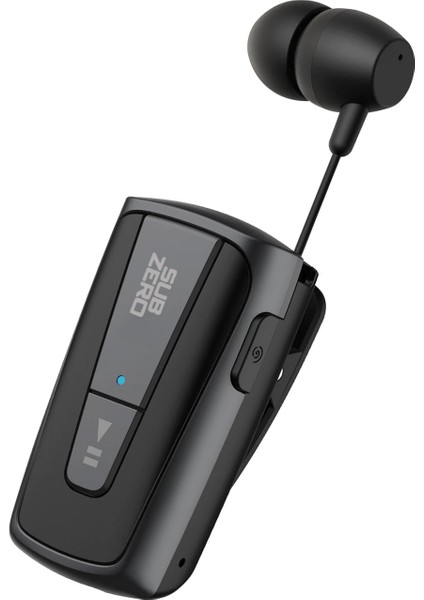 Makaralı Kulaklık Titreşimli Yaka Mandallı Makaralı Bluetooth Kulaklık