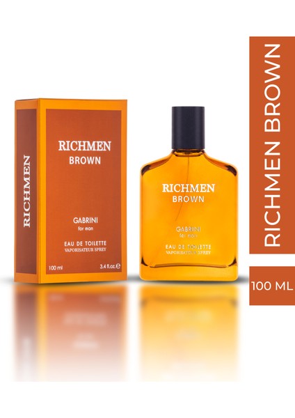 Richmen Brown Edt For Man 100 ml