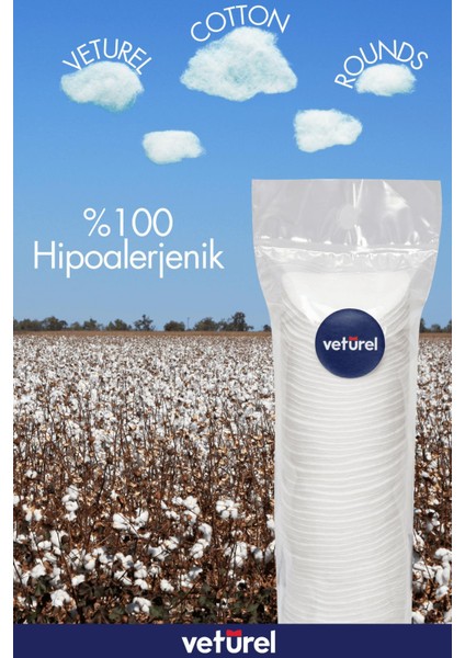 Köpek Kulak Temizleme Solüsyon Kir Koku Kulak Uyuzu 100ML Disk Pamuk 50LI