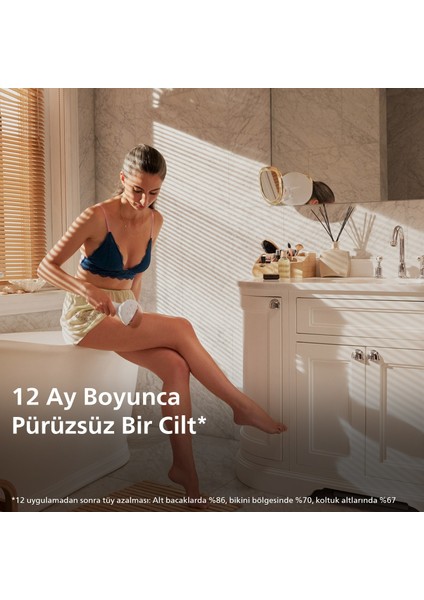 Yüz ve Vücut ve Hassas Bölge, Lumea Lazer Epilasyon Ipl Tüy Alma Cihazı, Çanta Hediyeli, Kablolu/Kablosuz kullanım, Onerous Marka Hassas Tartı Hediye