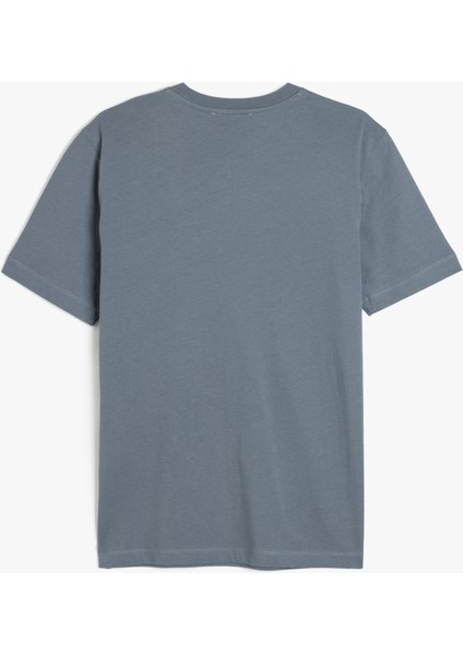 Pamuklu Kısa Kollu Bisiklet Yaka Basic Slim Fit Tişört fiyatları