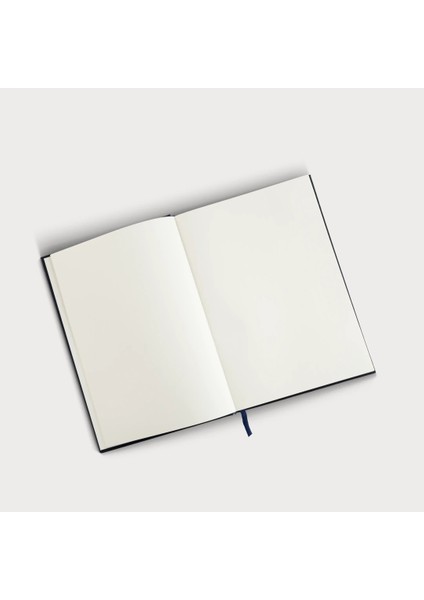 Journal - A5 Leylak Keten Cilt Bezli Çizgisiz Düz Defter