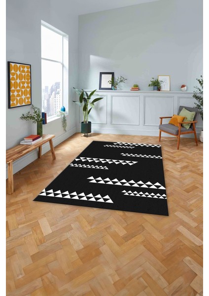 Dijital Baskılı Jüt Modern Yıkanabilir Yolluk Mutfak Salon Halısı, Jüt-35-Antrasit,