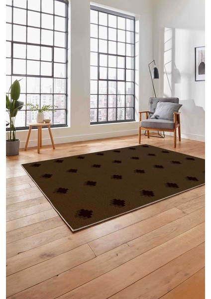 Dijital Baskılı Jüt Motifli Modern Yıkanabilir Yolluk Mutfak Salon Halısı, Jüt-36-Kahve, modelleri