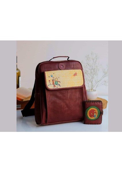 Küçük Prens Desen Unisex Bordo Canta, EKucuk Prens Bordo Cuzdan Hem Sırt Hem Capraz Hem Elde Etnik Bohem Style KOMBIN fiyatları