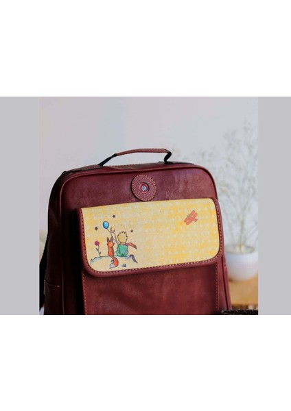 Küçük Prens Desen Unisex Bordo Canta, EKucuk Prens Bordo Cuzdan Hem Sırt Hem Capraz Hem Elde Etnik Bohem Style KOMBIN indirimleri