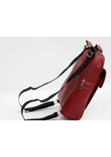 Karga Figürlü Unisex Canta Hem Sırt Hem Capraz Hem Elde Etnik Bohem Style - Bordo fiyatları