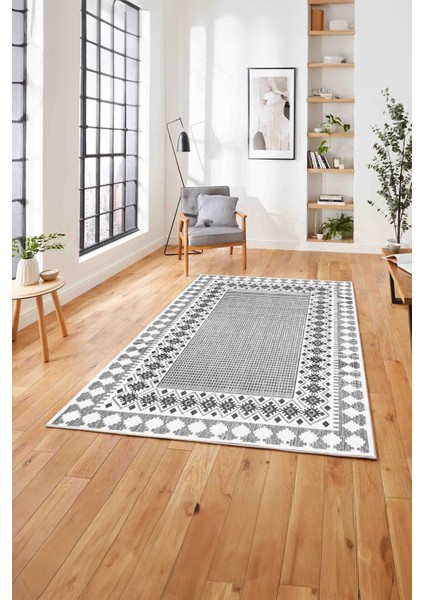 Dijital Baskılı Jüt Kilim Motifli Yıkanabilir Yolluk Mutfak Salon Halısı, Jüt-33-Gri, fiyatları