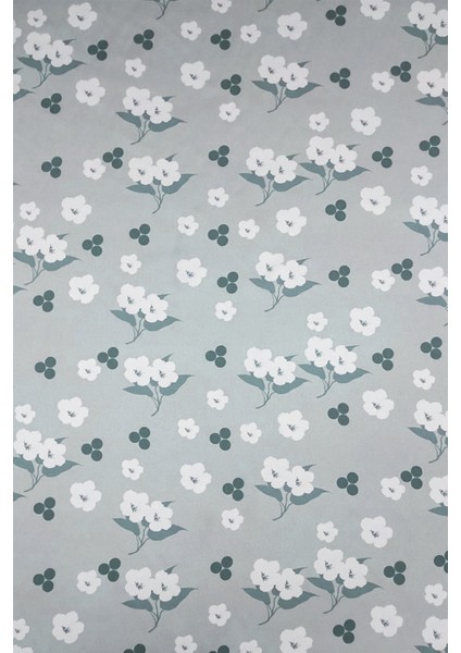 Çiçek Desenli Dijital Baskılı Şifon Saten Kumaş / En 1,50 cm - Elbise , Perde ve Kırlent