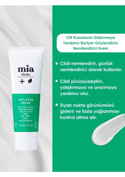 Yağlı Ciltler için Bariyer Güçlendirici Nemlendirici Krem