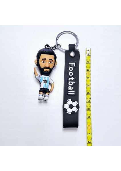 Anahtarlık Çanta Aksessuarı 3D Silikonanahtarlık Lionel Messi modelleri
