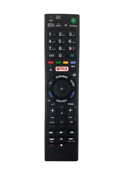 Sony 3D Rm-L 1275 (Netflıx’li) Kumanda KK9880