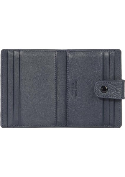 Unisex Hakiki Deri Küçük Boy Kartlık - 2513 - Lacivert