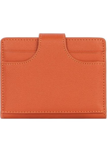 Unisex Hakiki Deri Küçük Boy Kartlık - 2513 - Kiremit modelleri