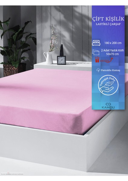 x amantha Premıum Battal Boy Çift Kişilik Ranforce Lastikli Çarşaf ( Yastık Kılıfı )