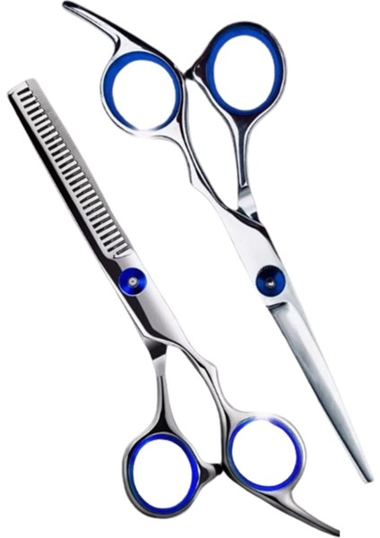 Kesim Makas Seti Düz ve Ara Makas 2li Set XLQ515BLUE