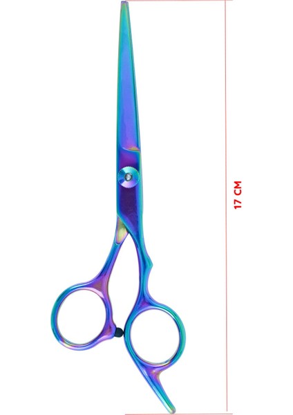 Profesyonel Ayarlanabilir Berber Kuaför Makası Düz Uçlu 6.5 Inç Saç Kesim Makası Hair Style XLQ501A