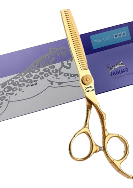 Gold Dış Bükey Profesyonel Berber Kuaför Makası Saç Makas Seti 6 Inch JGS853
