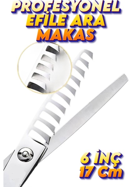 Naga Deri Çantalı 6.7 Inç Geniş Profesyonel Kuaför Ara Makas %45 Inceltme Efile Makas XP51