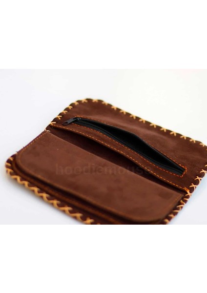 Küçük Prens Figürlü Büyük Cüzdan Etnik Bohem Retro Vintage Style - Kahverengi fırsatları