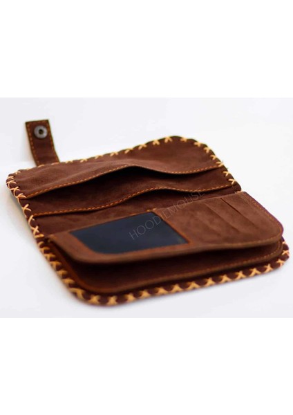 Küçük Prens Figürlü Büyük Cüzdan Etnik Bohem Retro Vintage Style - Kahverengi indirimleri