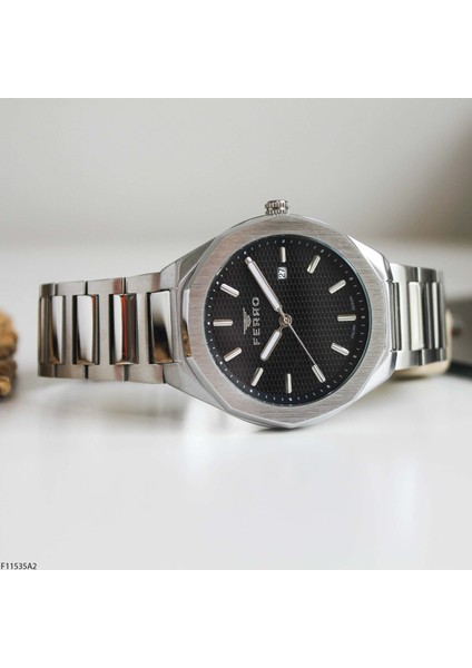 F11535A2 Çelik Kordonlu Erkek Kol Saati fiyatları