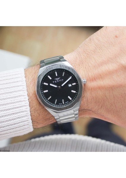 F11535A2 Çelik Kordonlu Erkek Kol Saati fırsatları