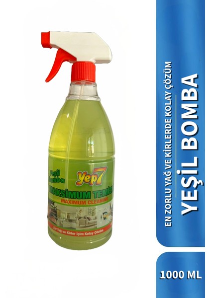 Yeşil Bomba Yağ ve Kir Çıkarıcı Sprey 1000 ml