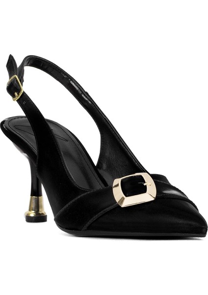 Elit CMR231T Kadın Klasik Topuklu Ayakkabı Siyah fiyatları