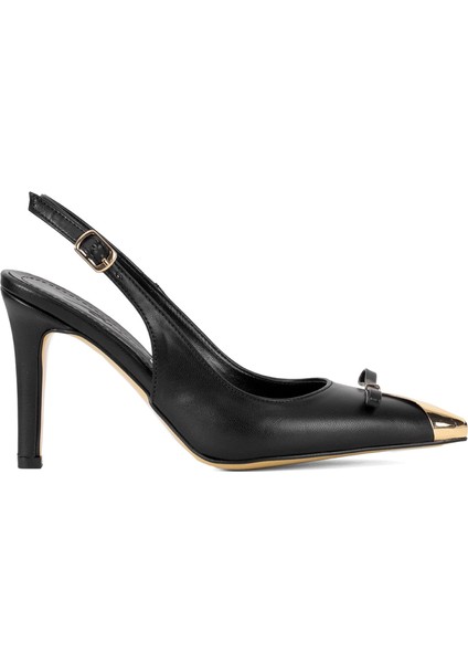 Elit CMR25882C Kadın Klasik Topuklu Ayakkabı Siyah