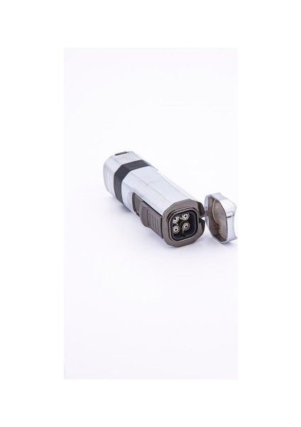 Parmida Gümüş 4 Torch Puro Çakmak PCM0544