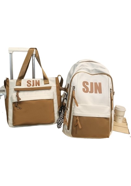 Yeni Okul Çantası, Lise Öğrencisi Okul Çantası, Büyük Kapasiteli Sırt Çantası, Iki Parçalı Sırt Çantası (Yurt Dışından)