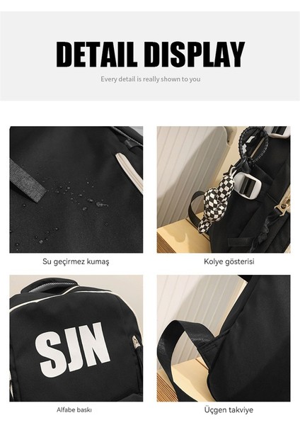 Yeni Okul Çantası, Lise Öğrencisi Okul Çantası, Büyük Kapasiteli Sırt Çantası, Iki Parçalı Sırt Çantası (Yurt Dışından) fiyatları