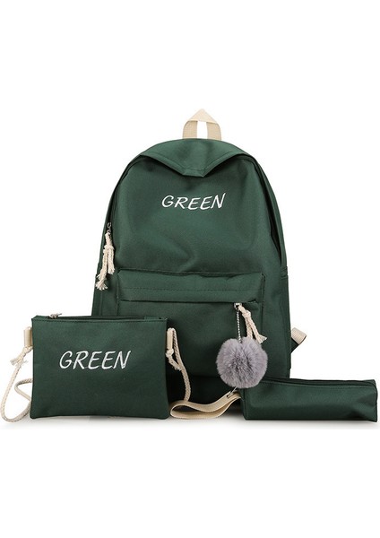 Üç Parçalı Sırt Çantası, Yeni Sırt Çantası, Moda Ilkokul ve Ortaokul Öğrencileri Için Okul Çantası, Büyük Kapasiteli (Yurt Dışından)