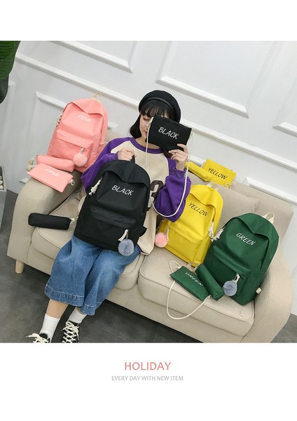 Üç Parçalı Sırt Çantası, Yeni Sırt Çantası, Moda Ilkokul ve Ortaokul Öğrencileri Için Okul Çantası, Büyük Kapasiteli (Yurt Dışından) modelleri