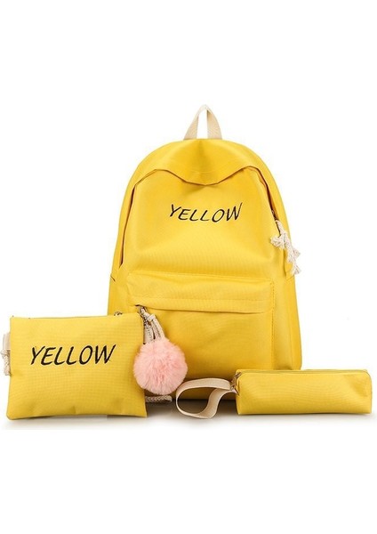 Üç Parçalı Sırt Çantası, Yeni Sırt Çantası, Moda Ilkokul ve Ortaokul Öğrencileri Için Okul Çantası, Büyük Kapasiteli (Yurt Dışından)