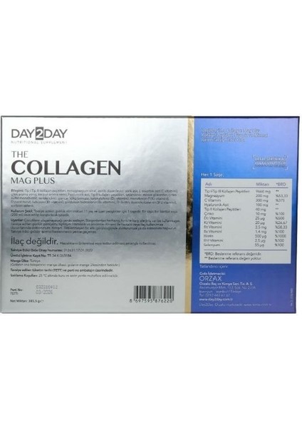 The Collagen Mag Plus 30 Saşe