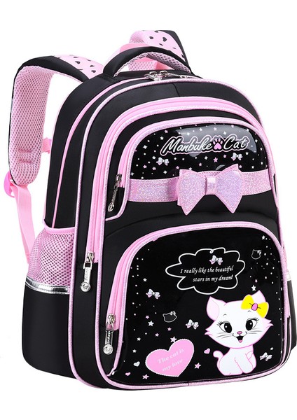 Kore Tarzı Okul Çantası Ilkokul Öğrencileri 1-3. Sınıf Çocuk Okul Çantası Sırt Çantası (Küçük Boyut) (Yurt Dışından)