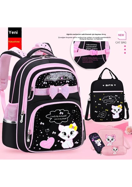 Kore Tarzı Okul Çantası Ilkokul Öğrencileri 1-3. Sınıf Çocuk Okul Çantası Sırt Çantası (Küçük Boyut) (Yurt Dışından) fırsatları