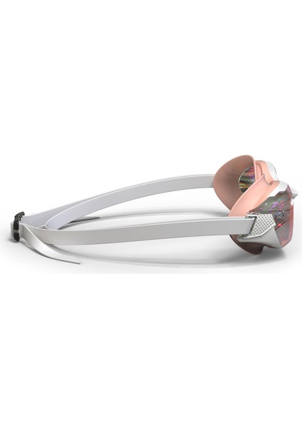 Nabaiji Yüzücü Gözlüğü - Aynalı Camlar - Beyaz/Pembe - Standart Boy - Bfit modelleri